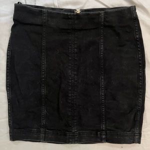Free People Modern Femme Denim Skirt